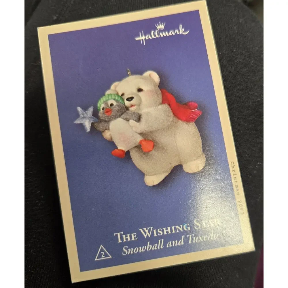 Hallmark Ornament Snowball and Tuxedo 2002 2nd in Series The Wishing Star